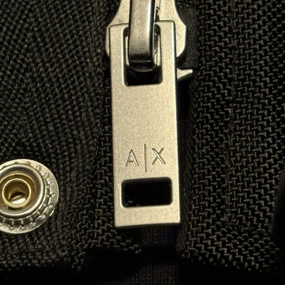 Armani Exchange Men’s Bomber Jacket Black Size Small - Picture 14 of 14